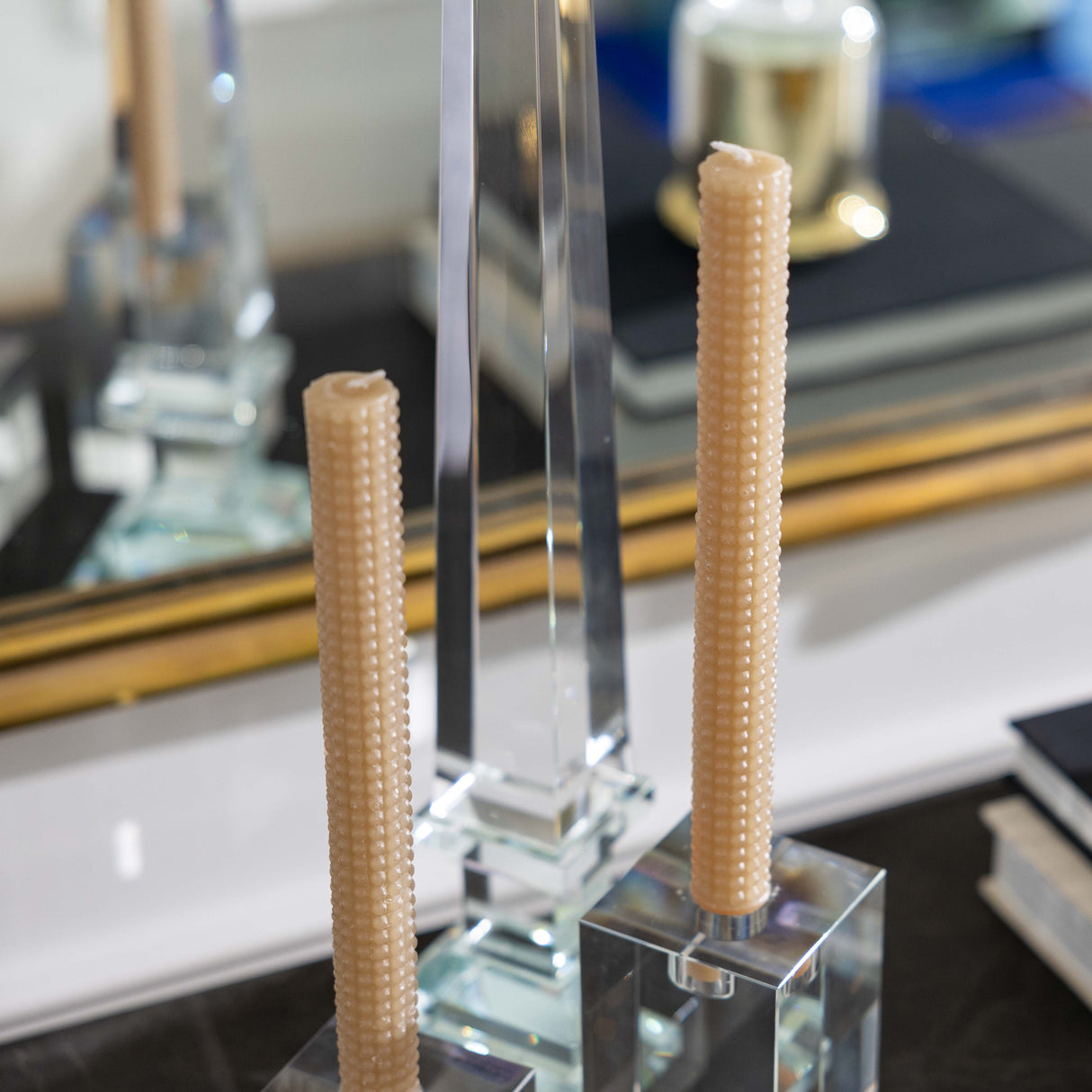 Hobnail Taper Candles
