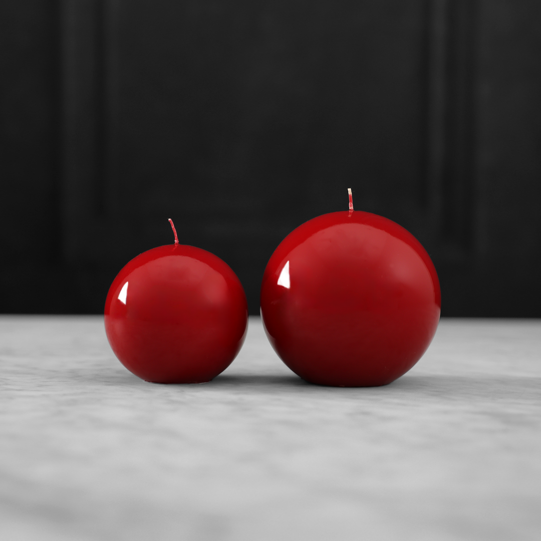 Red Lacquer Ball Candles