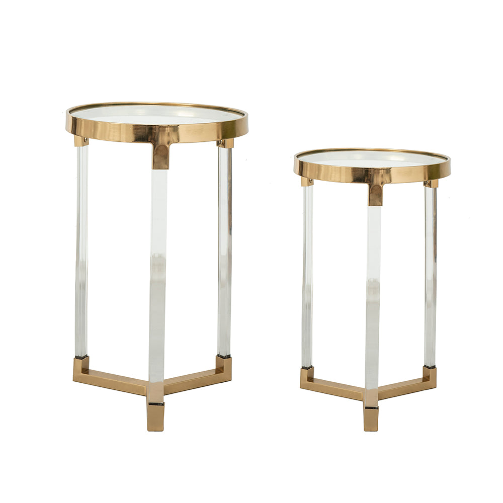 Acrylic Accent Table Set