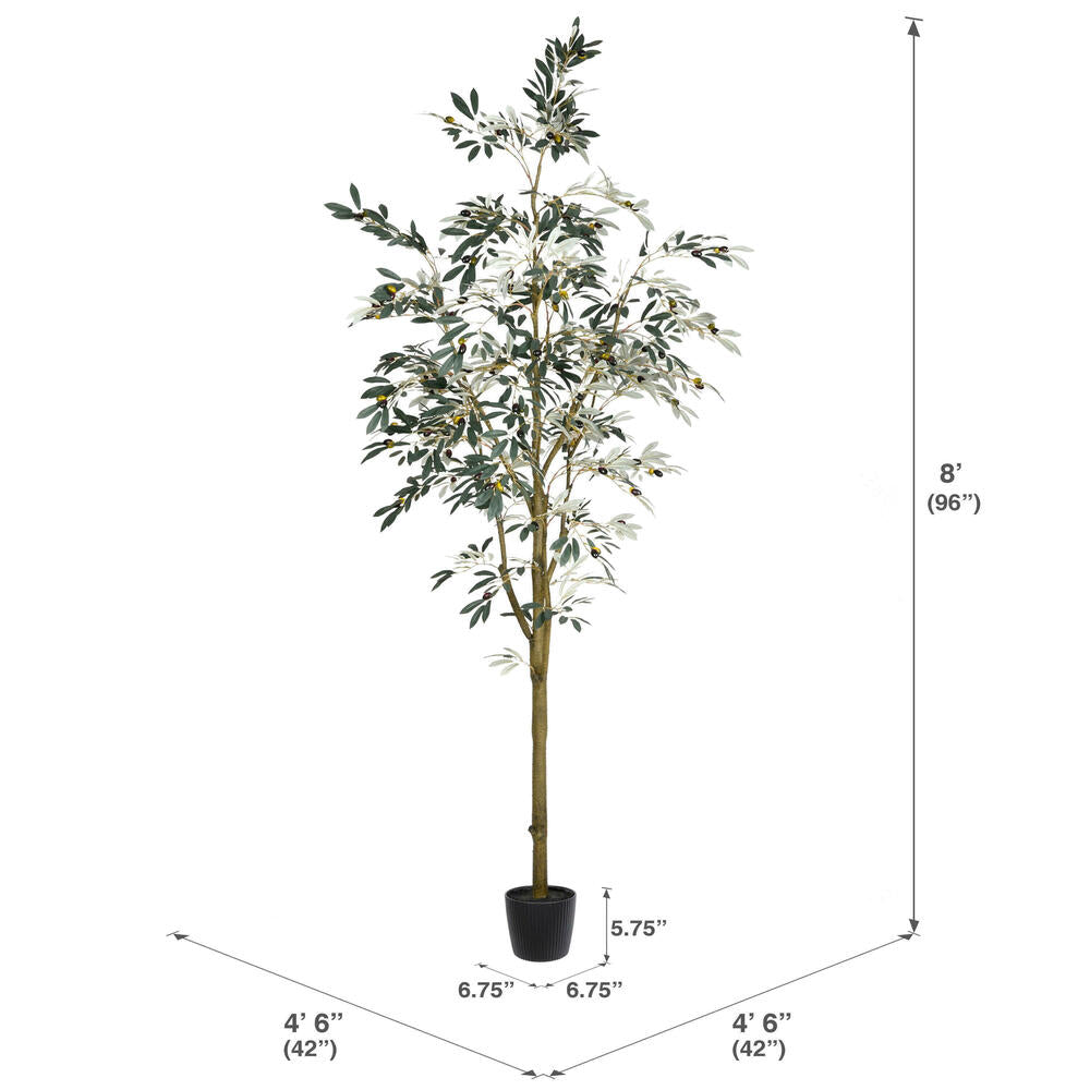 Artificial Potted Olive Trees