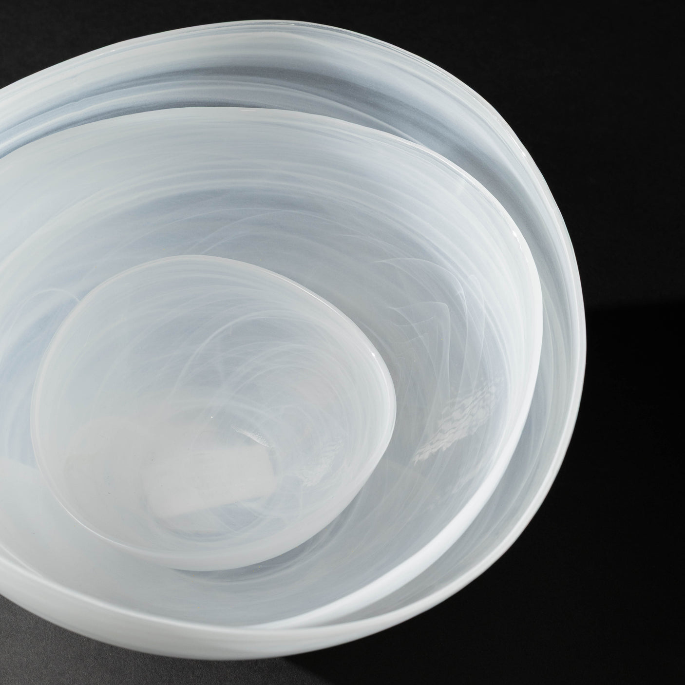 Alabaster Glass Bowls