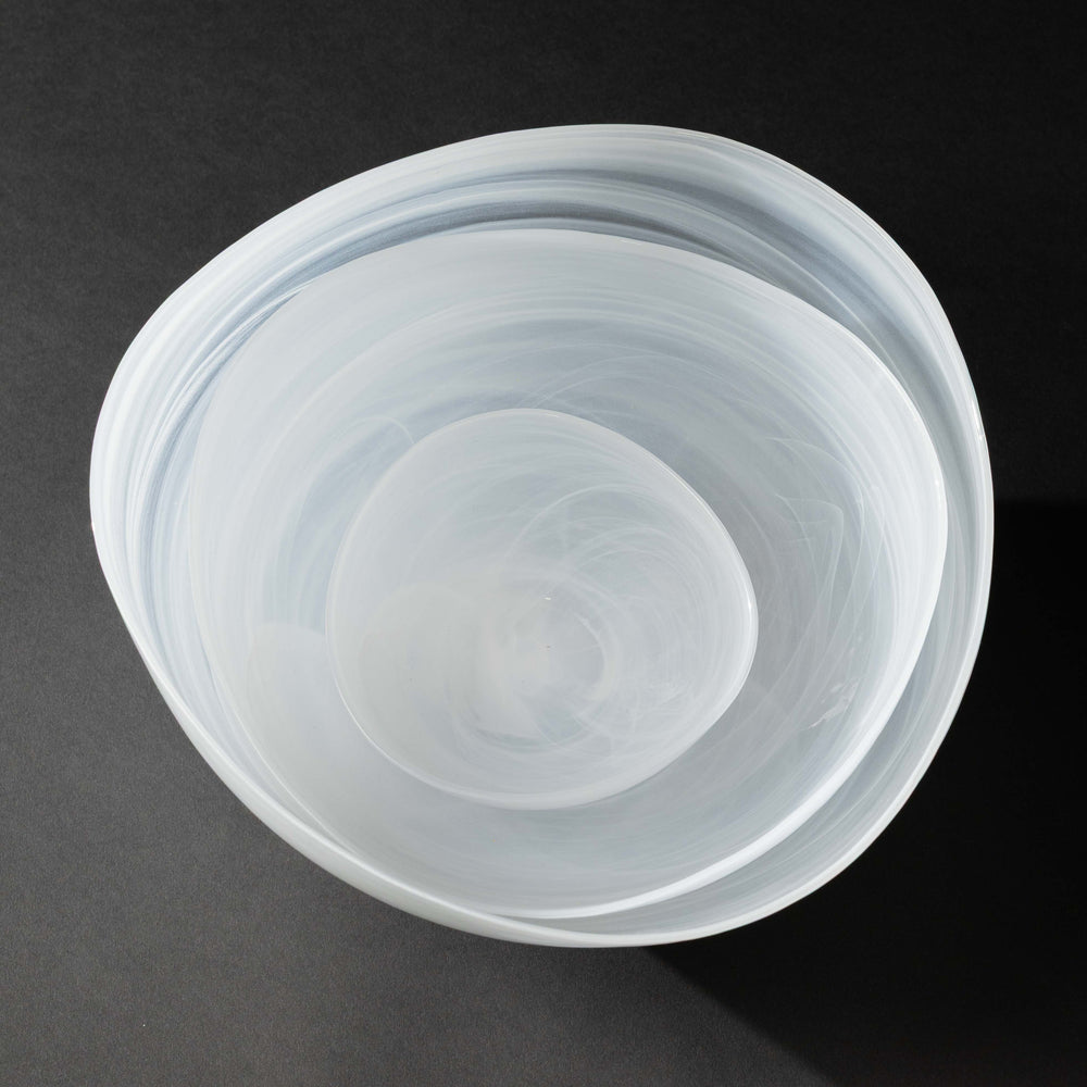 Alabaster Glass Bowls