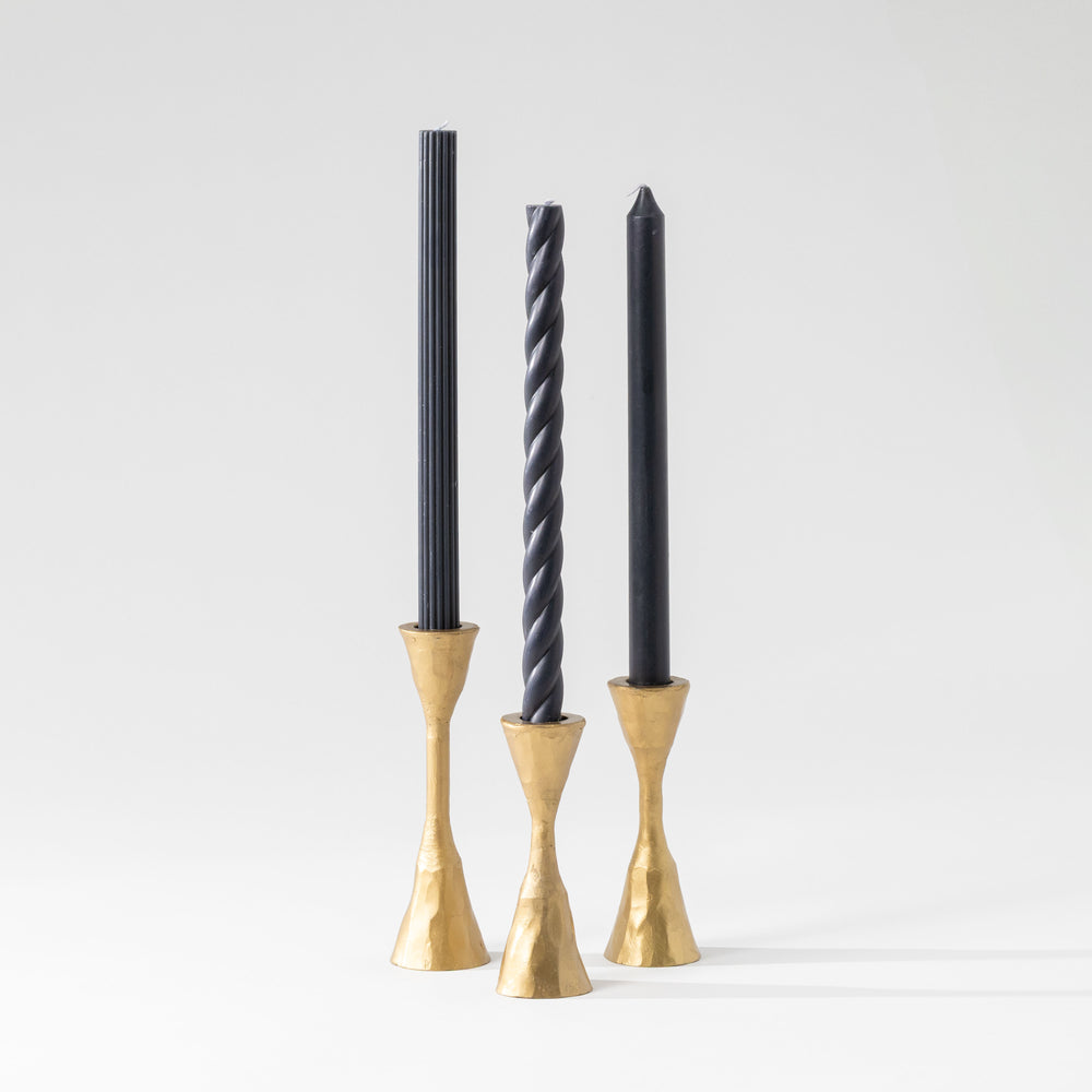 Assorted Black Candle Tapers