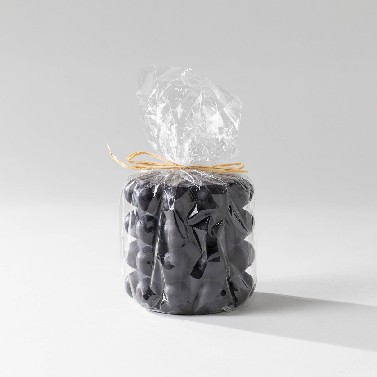 Black Hobnail Pillar Candle
