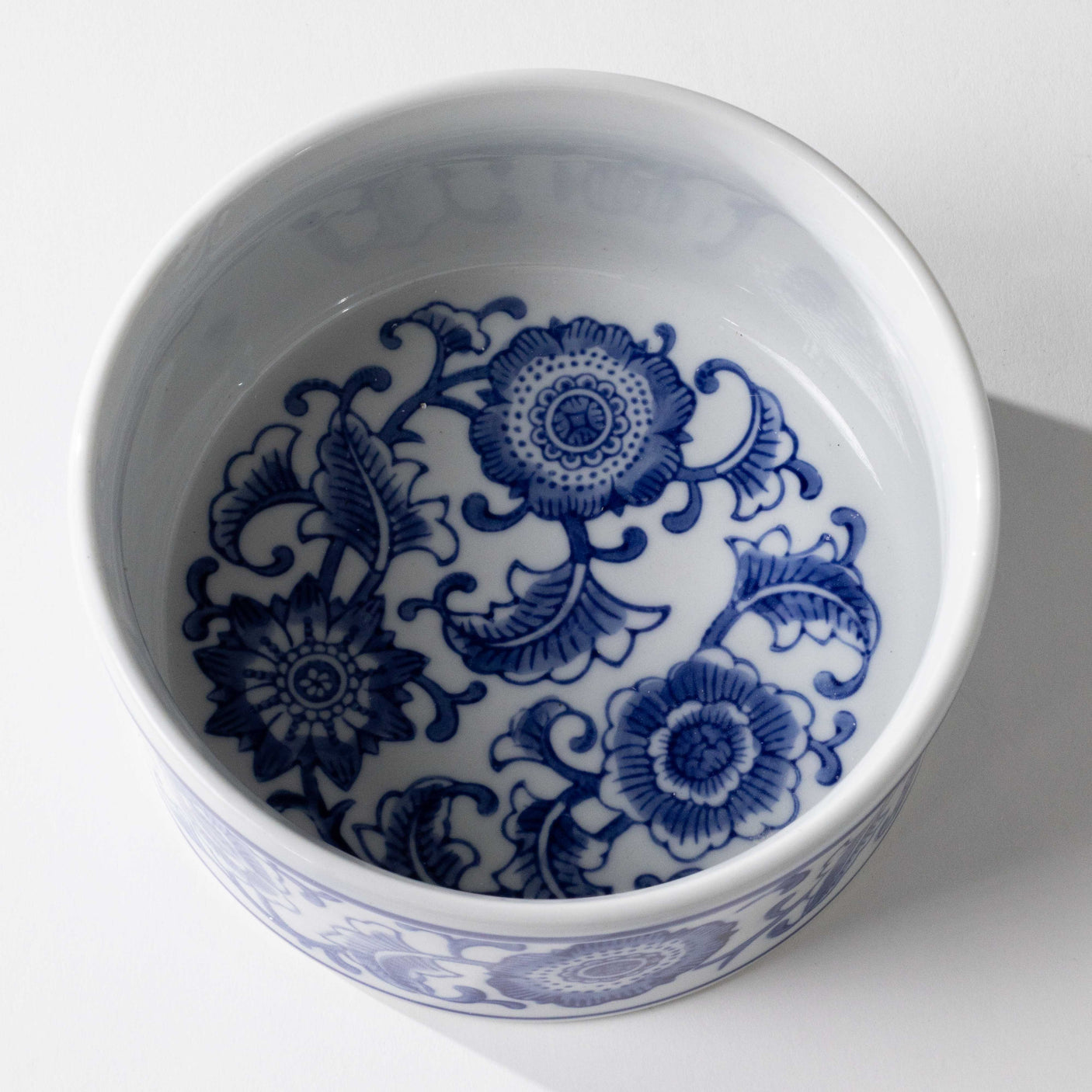 Blue Floral Pet Bowls