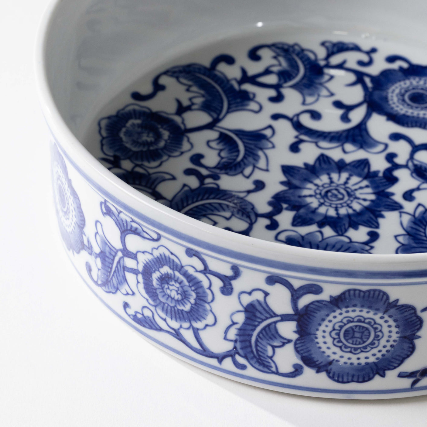Blue Floral Pet Bowls