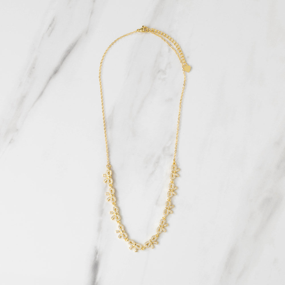 Birdie Bow Necklace