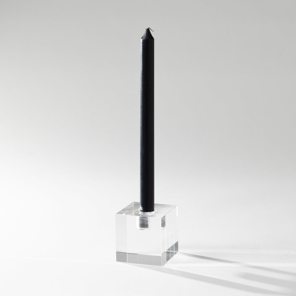 Crystal Glass Taper Holder