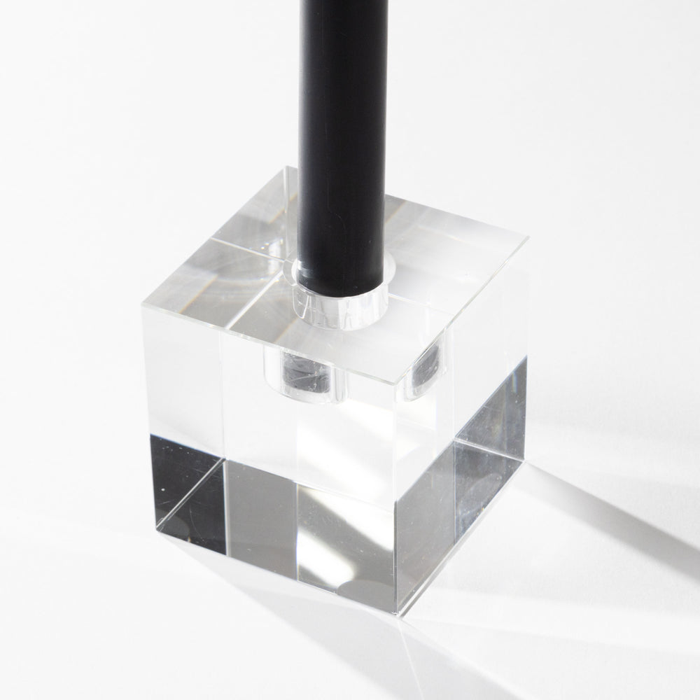 Crystal Glass Taper Holder