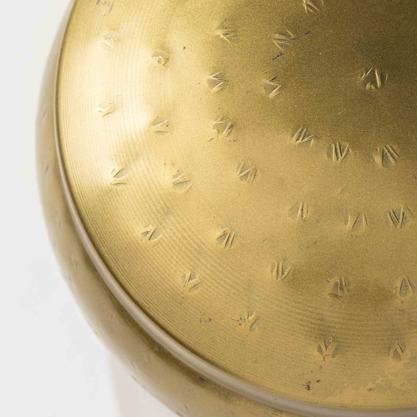 Gold Hammered Container