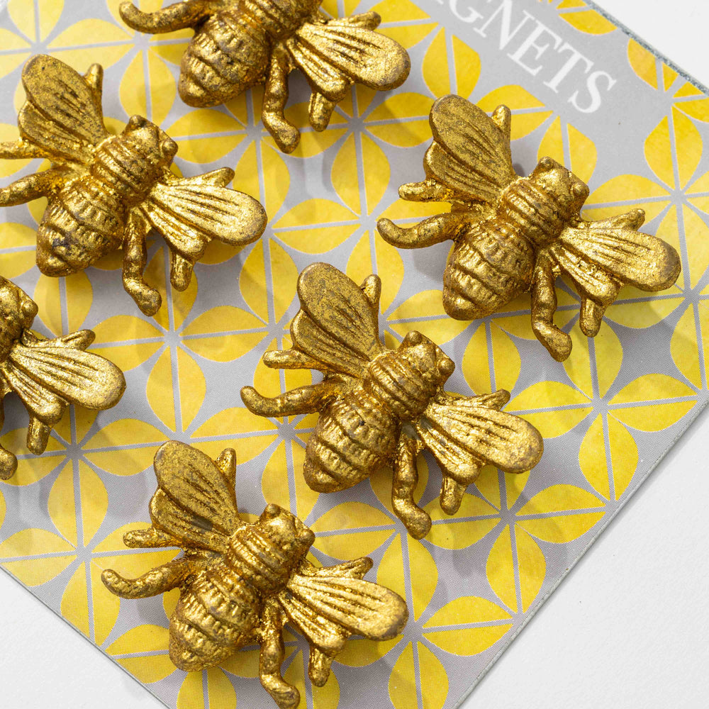 Gold Bee Magnets