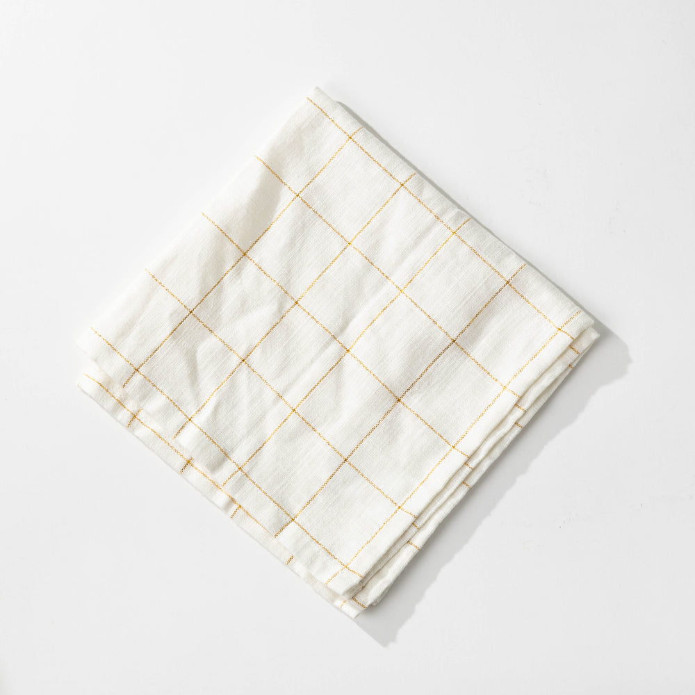 Gold Squares Napkin Set