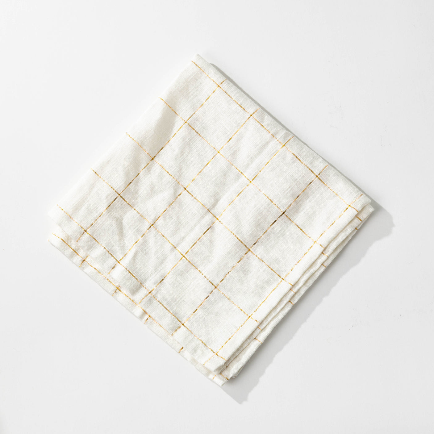 Gold Squares Napkin Set