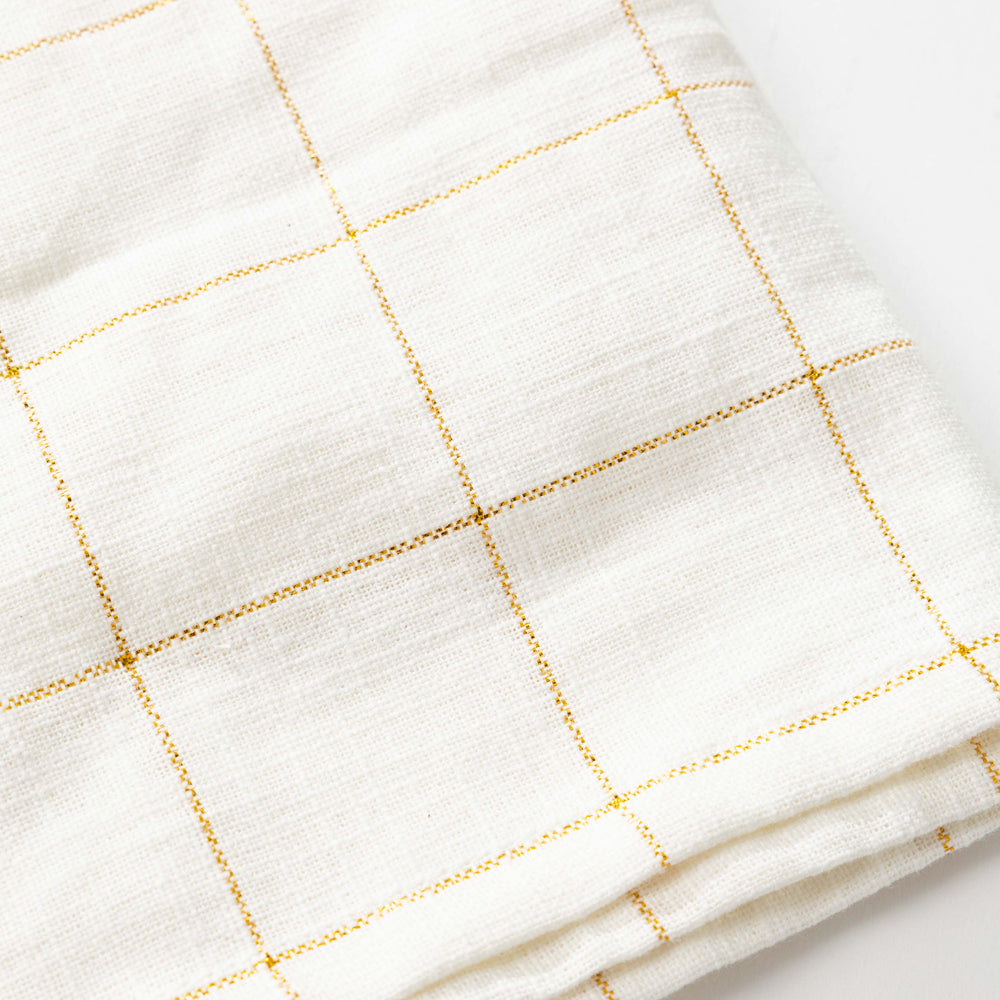 Gold Squares Napkin Set