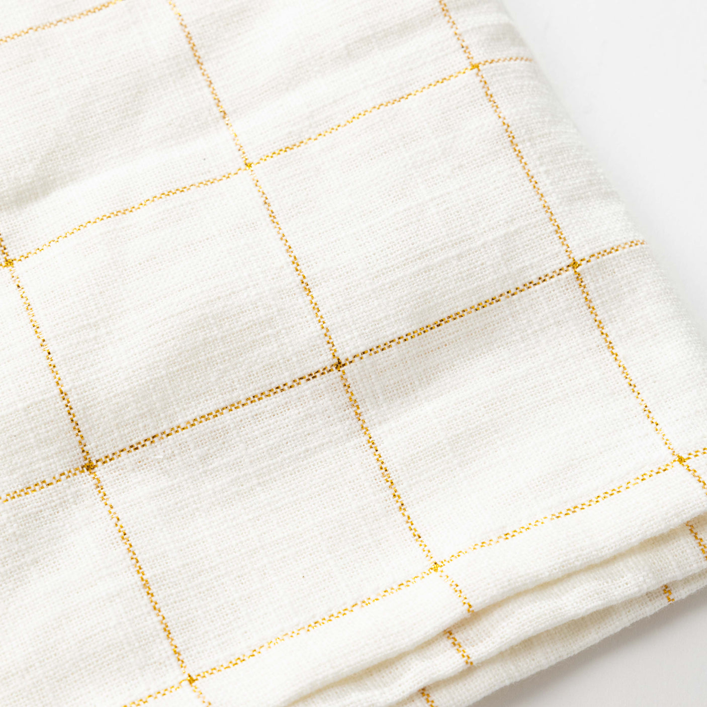 Gold Squares Napkin Set