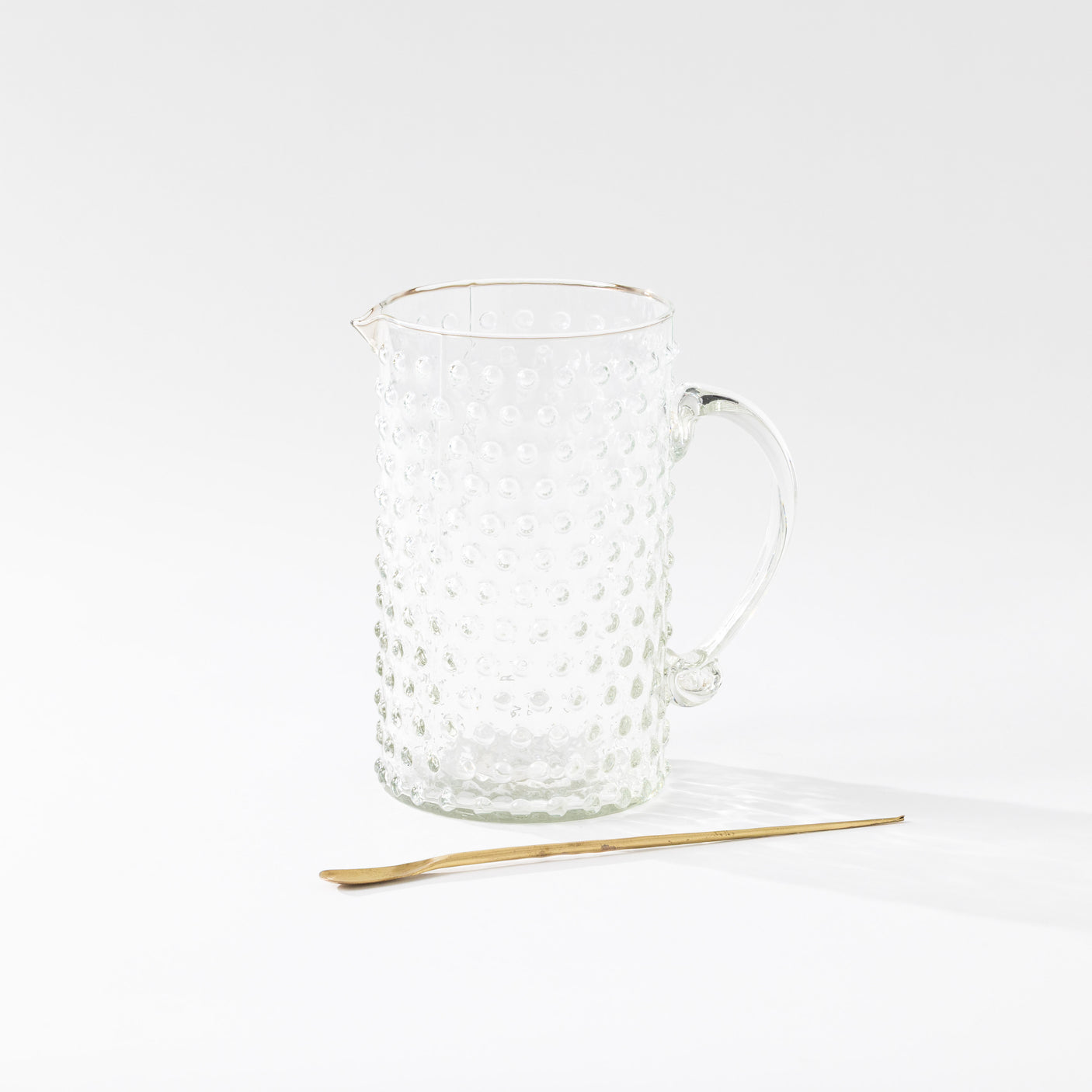 Hobnail Pitcher & Drinking Glasses