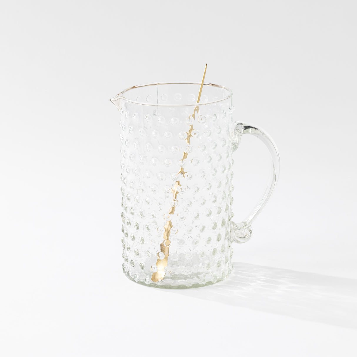 Hobnail Pitcher & Drinking Glasses