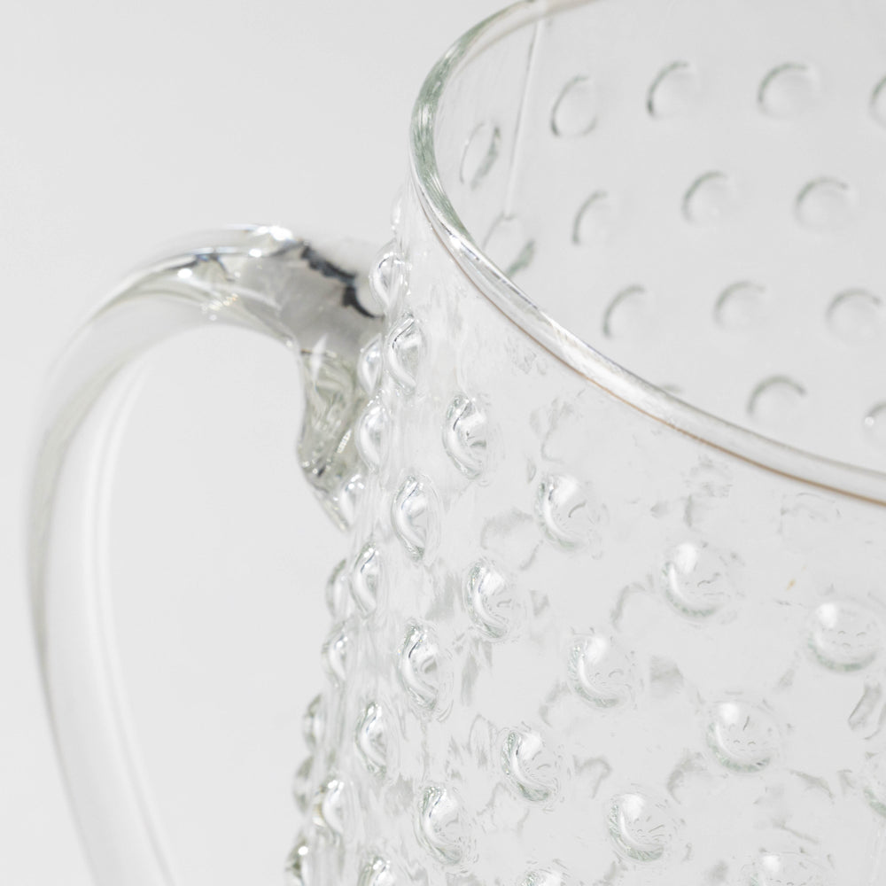 Hobnail Pitcher & Drinking Glasses