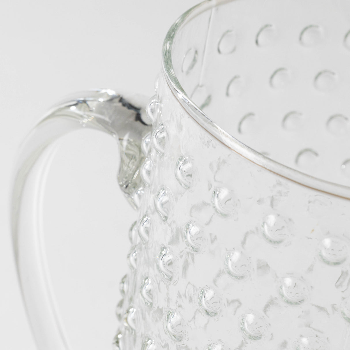 Hobnail Pitcher & Drinking Glasses