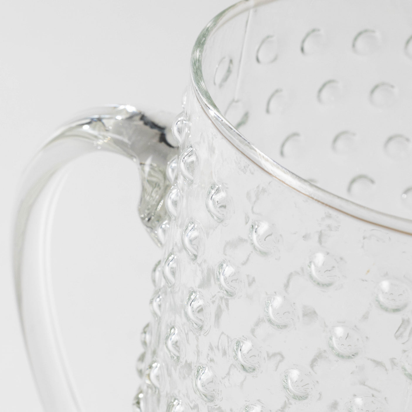 Hobnail Pitcher & Drinking Glasses