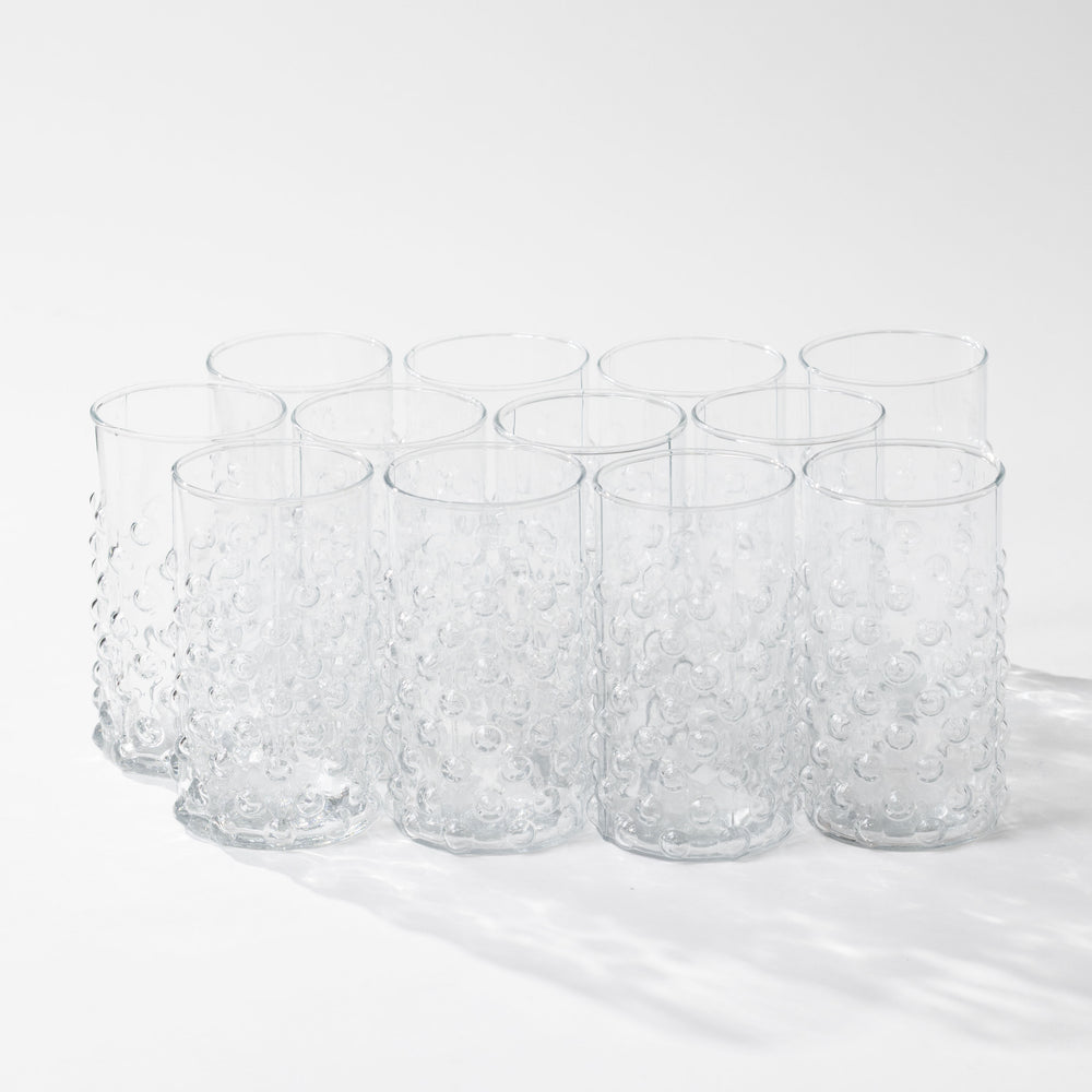 Hobnail Pitcher & Drinking Glasses