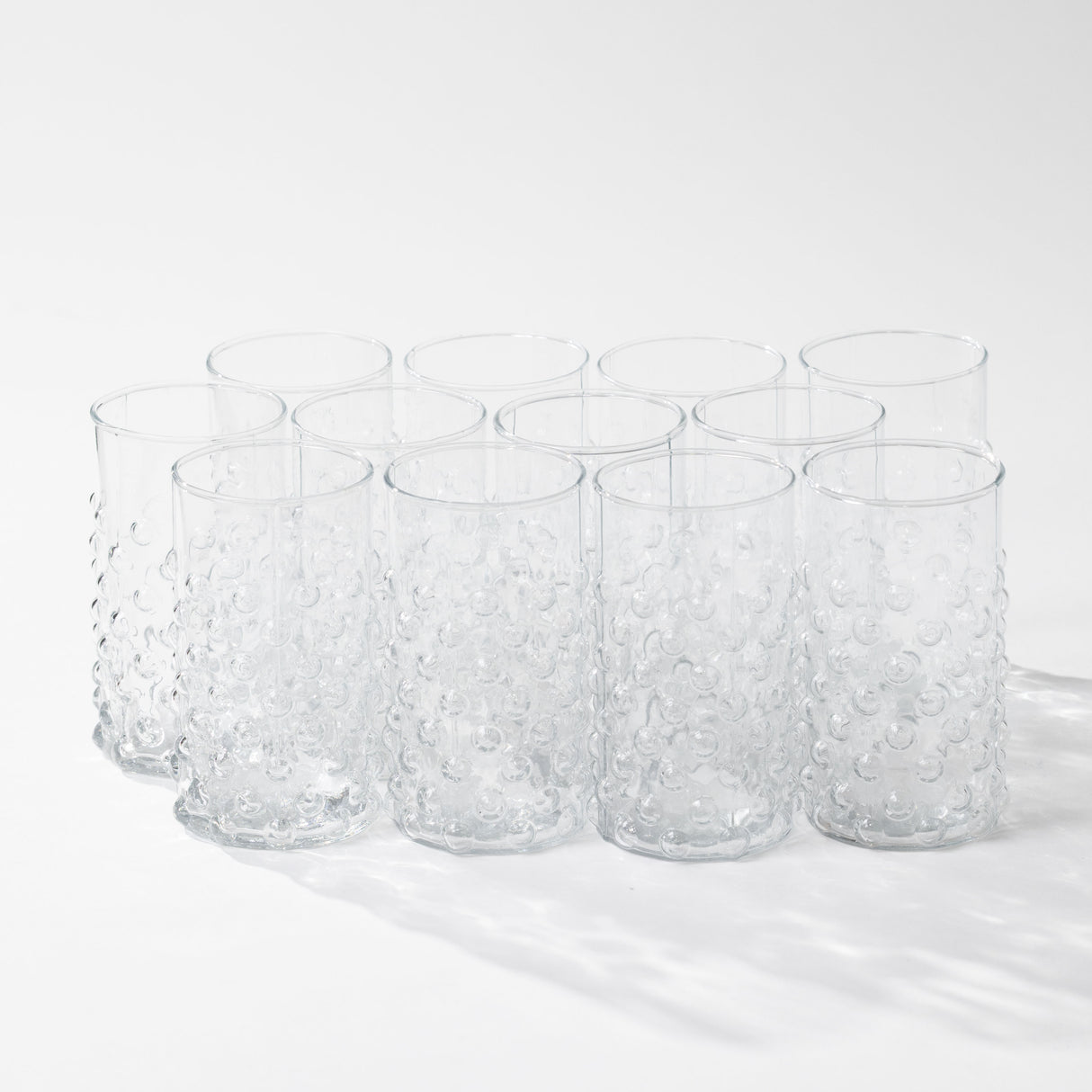 Hobnail Pitcher & Drinking Glasses