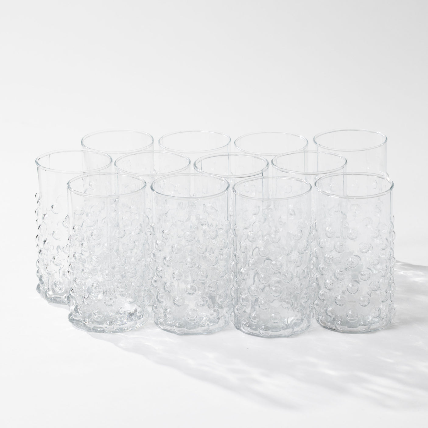 Hobnail Pitcher & Drinking Glasses