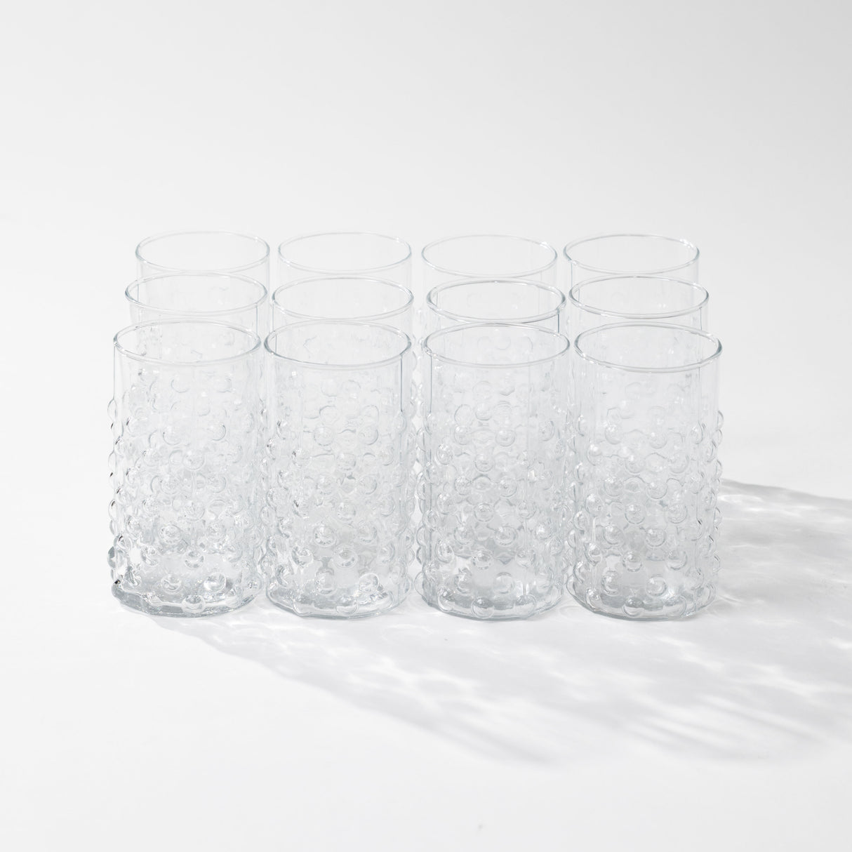 Hobnail Pitcher & Drinking Glasses