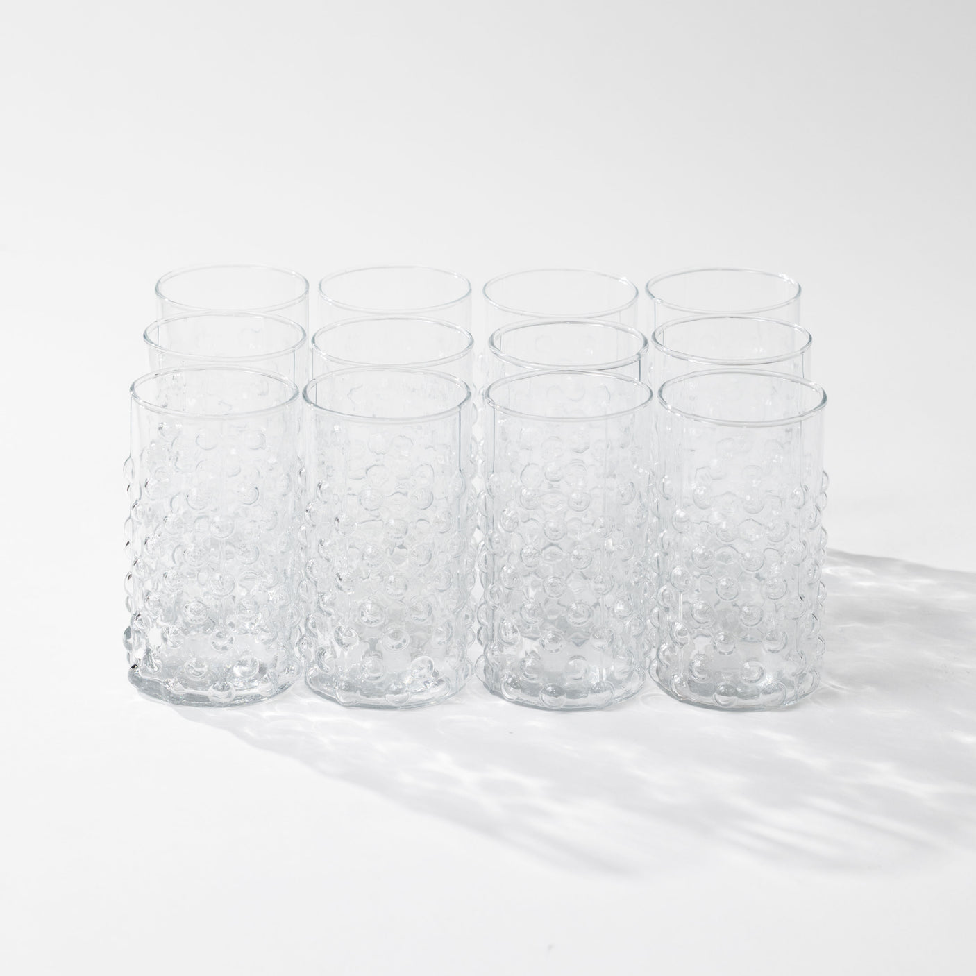 Hobnail Pitcher & Drinking Glasses