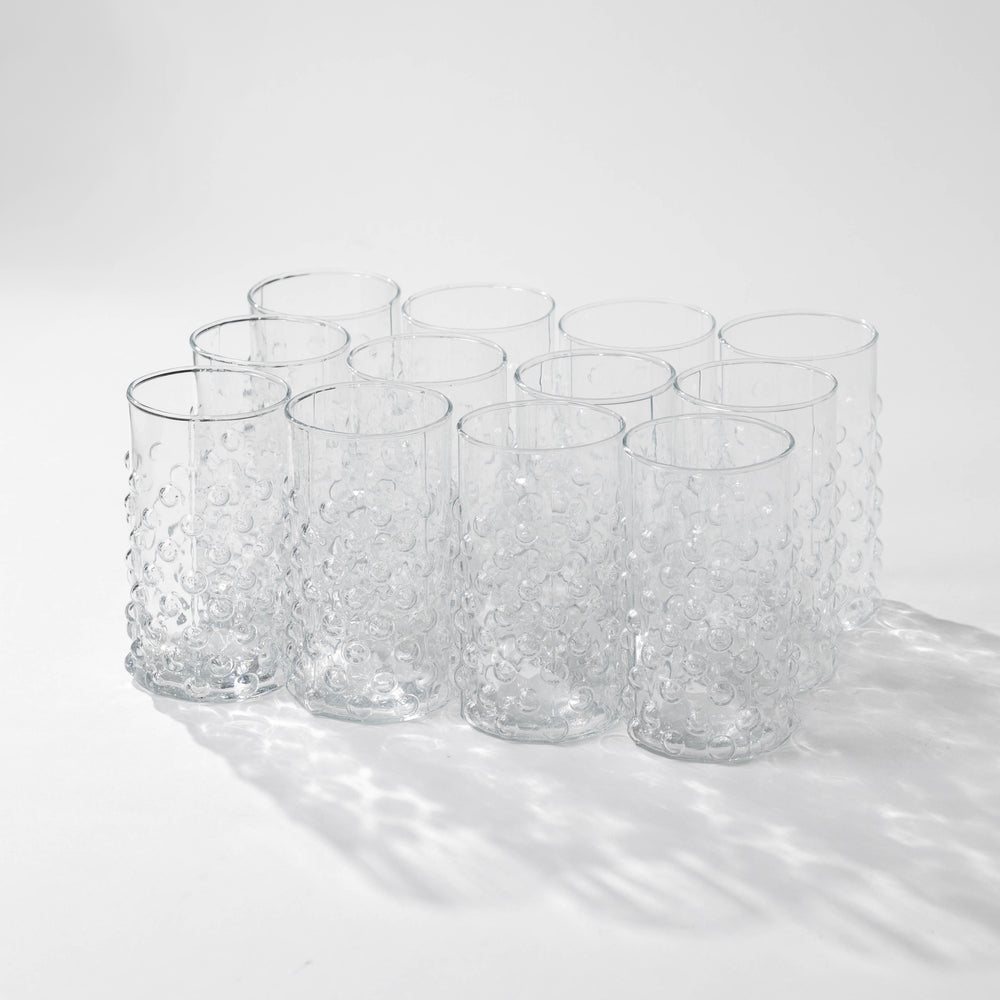 Hobnail Pitcher & Drinking Glasses