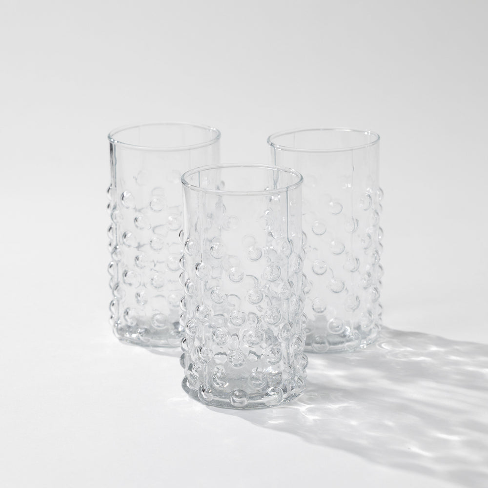 Hobnail Pitcher & Drinking Glasses