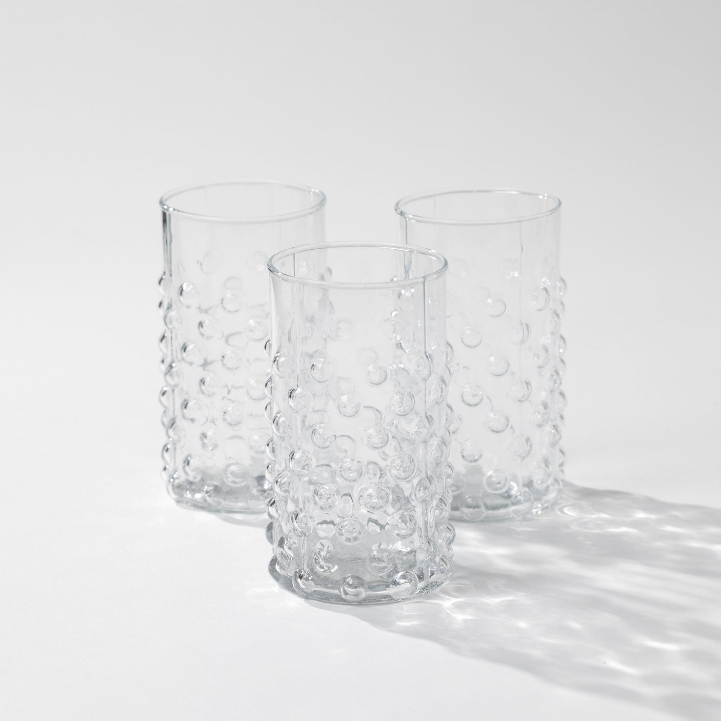 Hobnail Pitcher & Drinking Glasses
