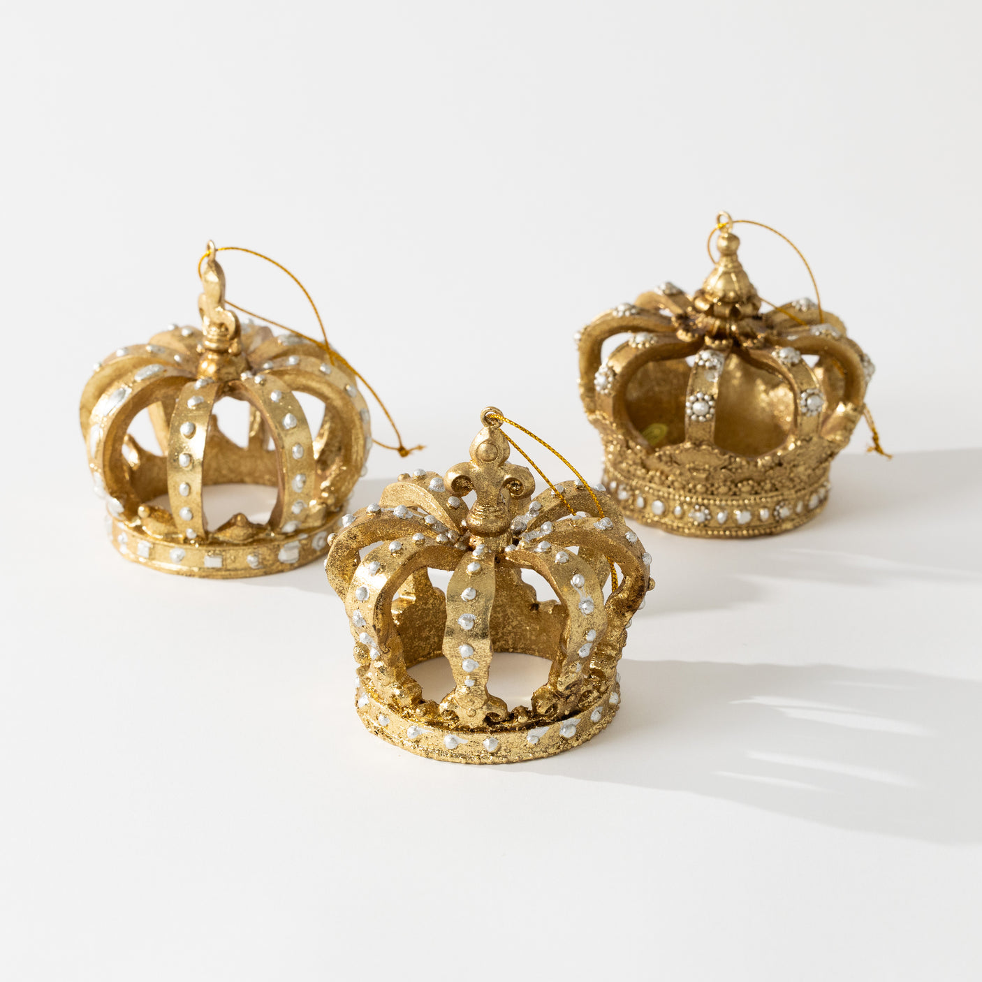 Crown Ornament Set