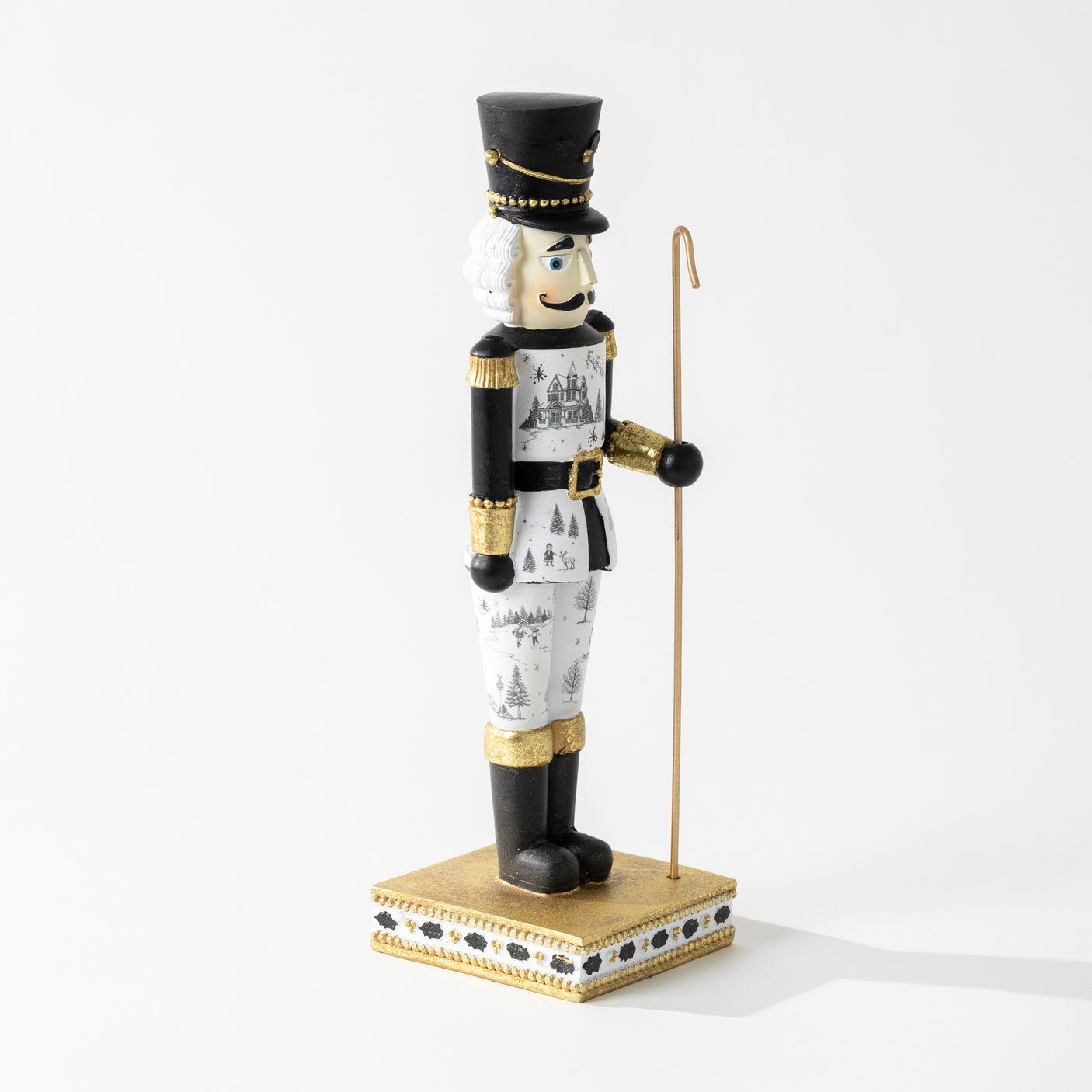 Black & Gold Toile Nutcracker