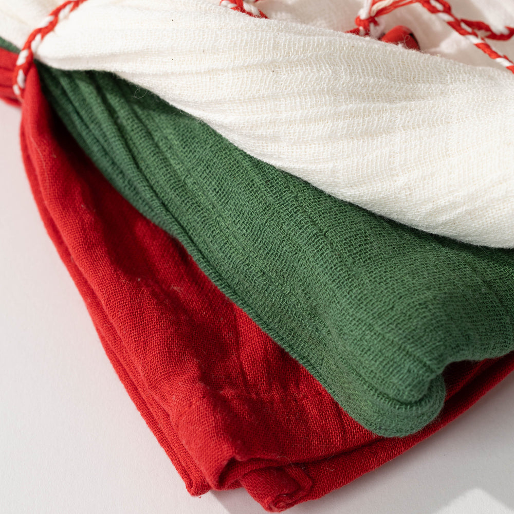 Woven Cotton Double Cloth Tea Towels