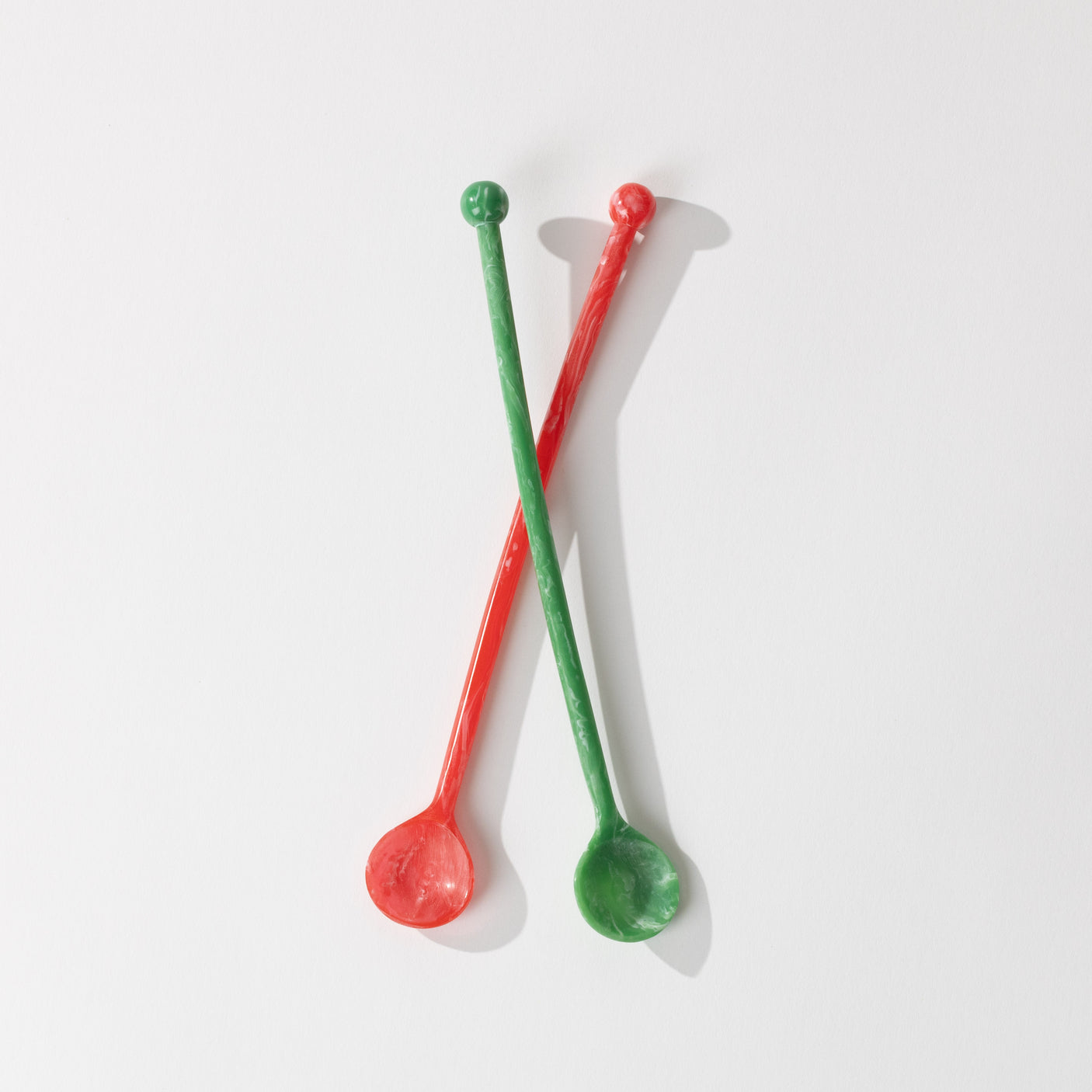 Marbled Cocktail Spoons