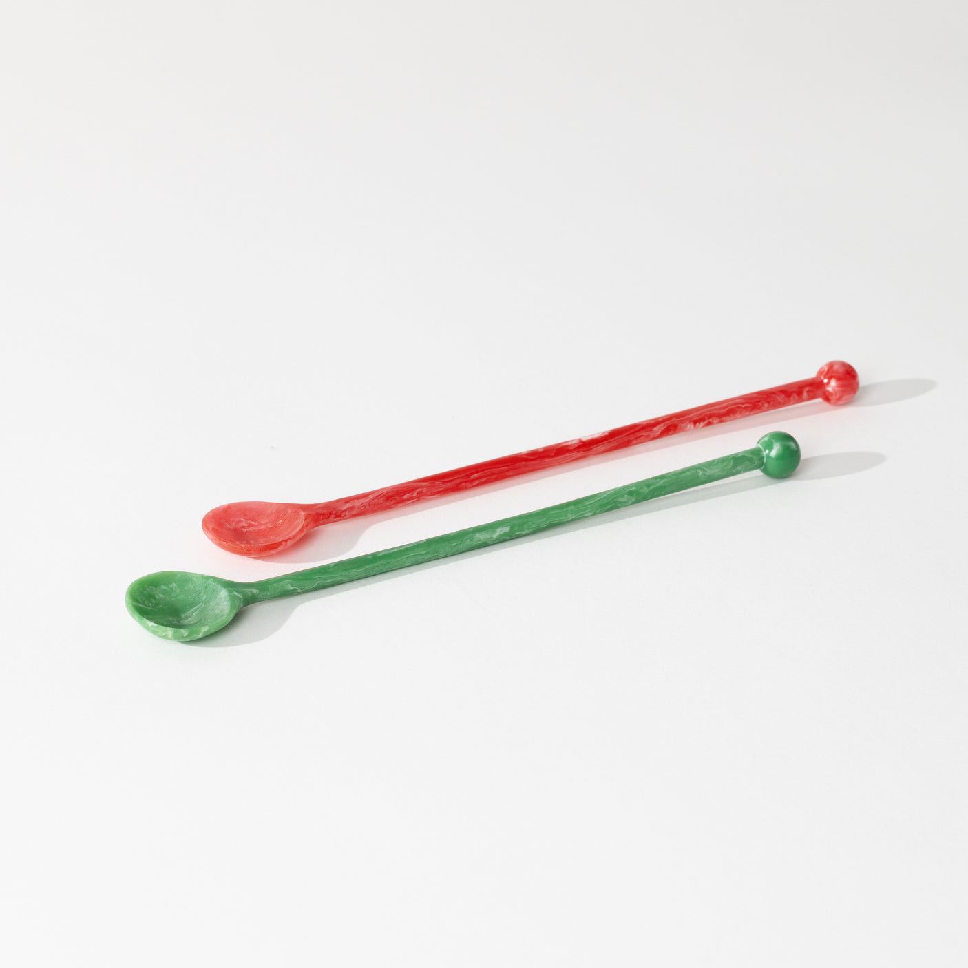 Marbled Cocktail Spoons
