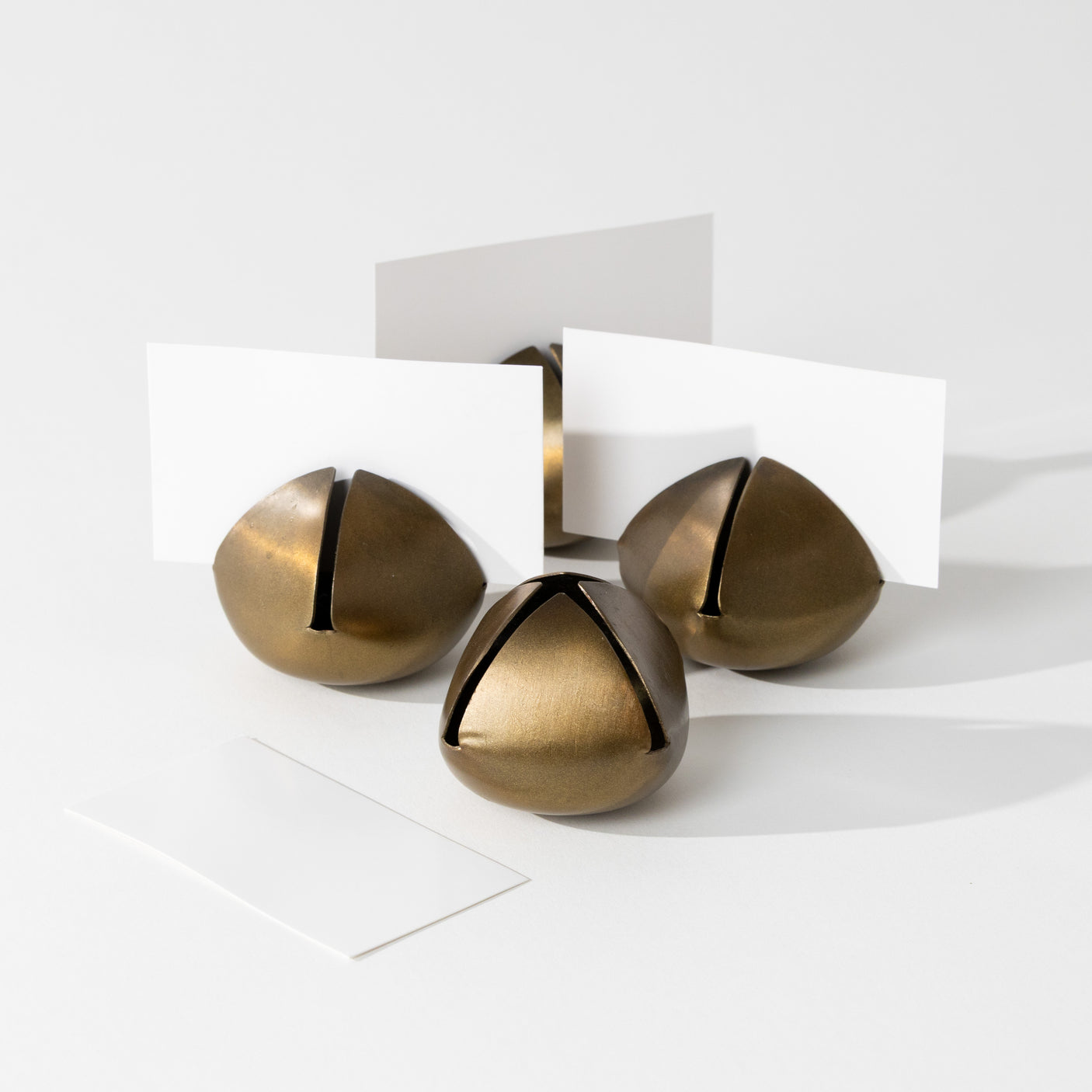 Metal Bell Place Card Holders
