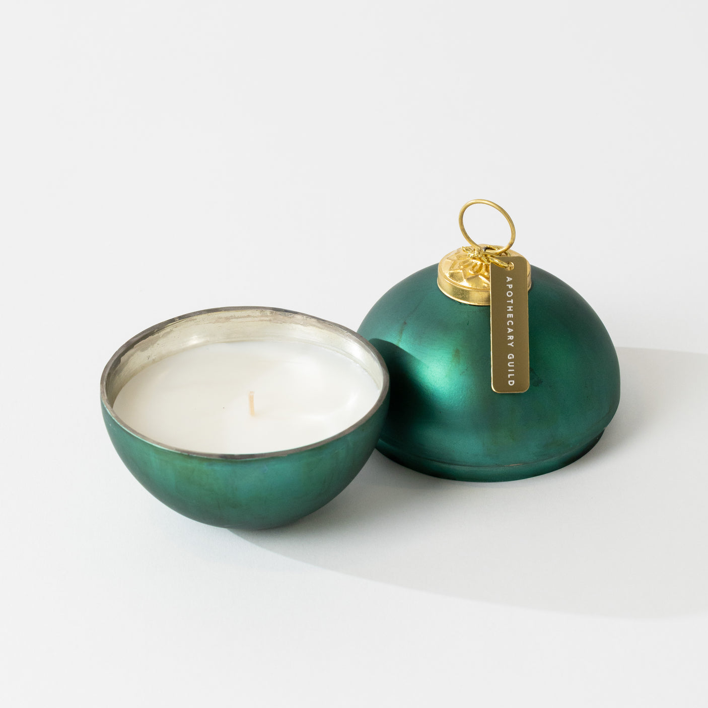 Green Ornament Ball Scented Candle
