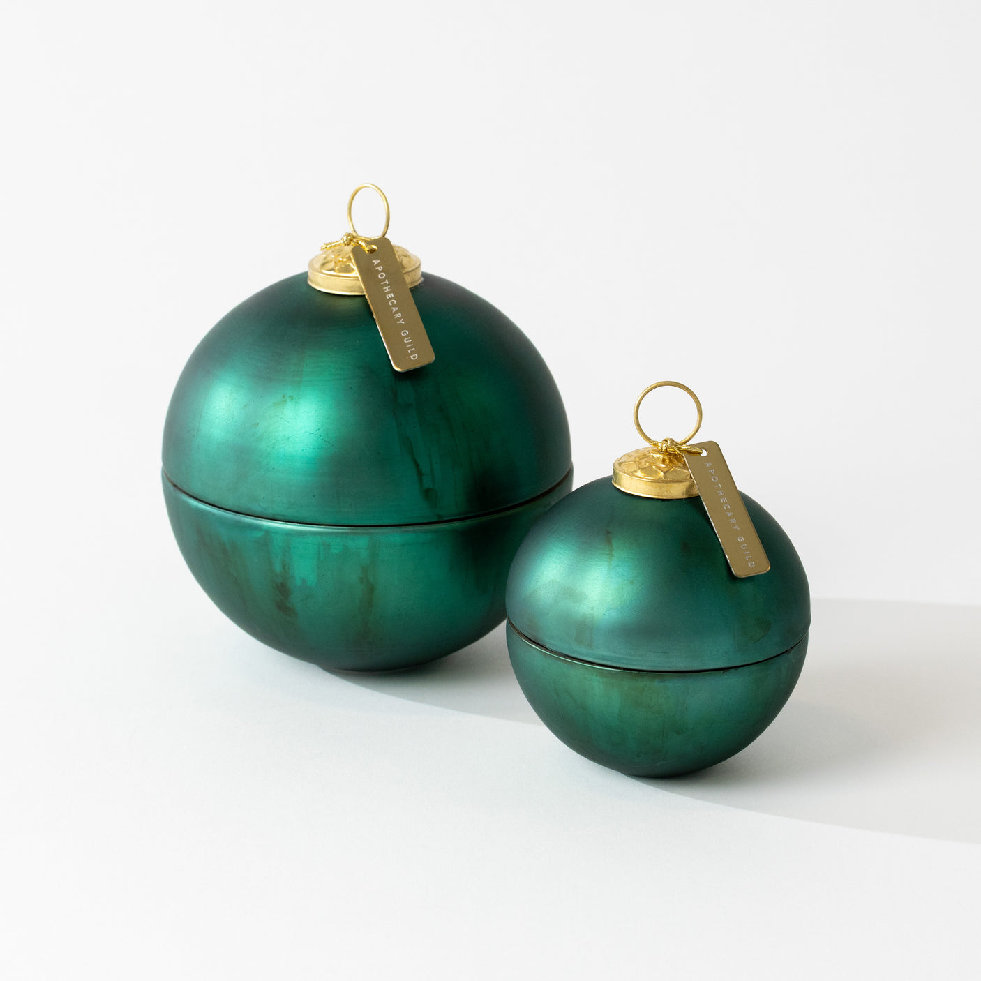 Green Ornament Ball Scented Candle