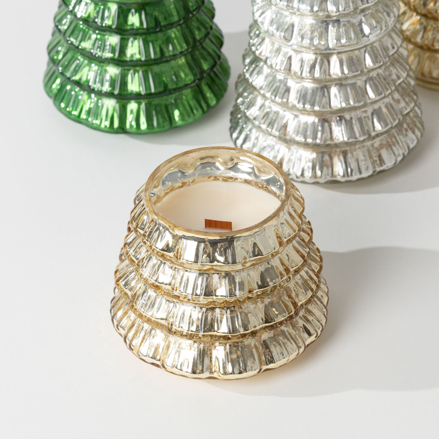 Large Glass Tree Scented Candle