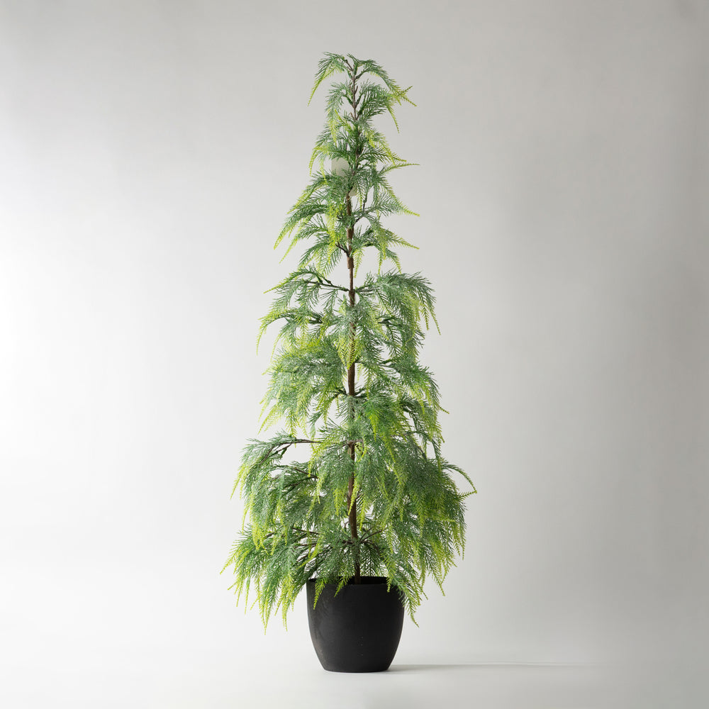 Frosted Faux Pine Tree