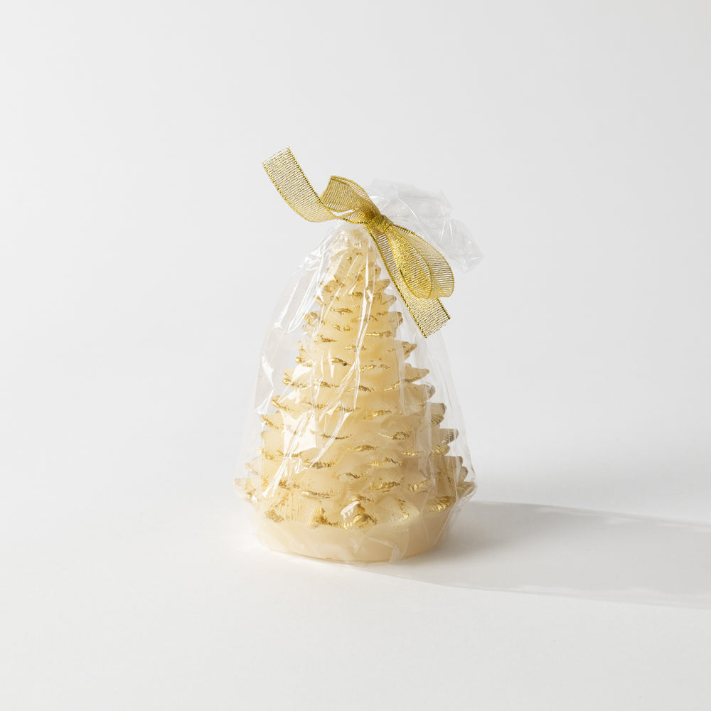 Eggnog Unscented Tree Shaped Candle