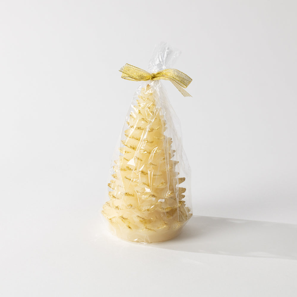 Eggnog Unscented Tree Shaped Candle