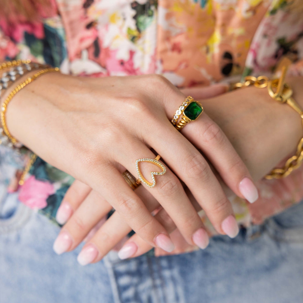 Open Heart Ring