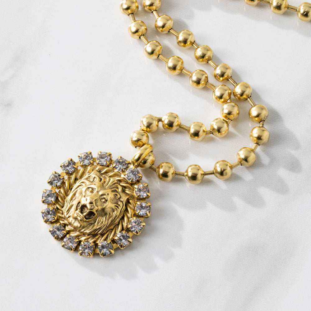 Lion Pendant Necklace