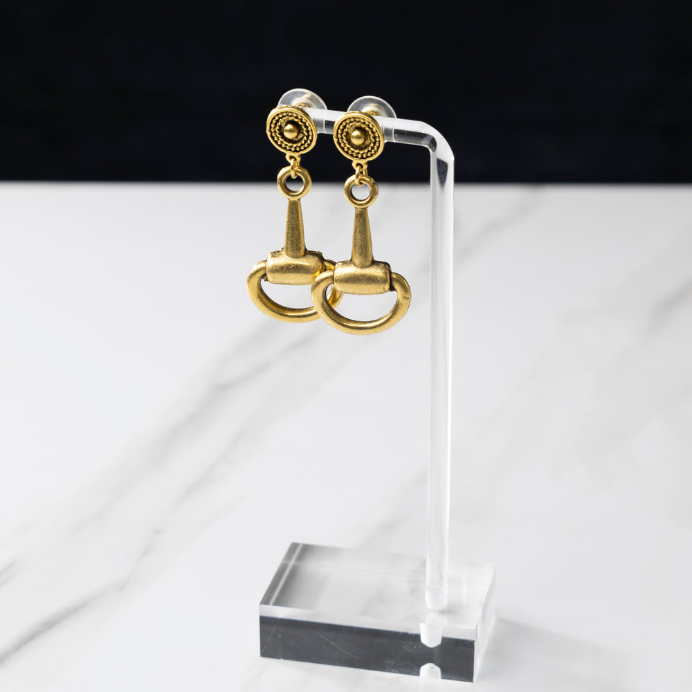 Holly Horsebit Earring