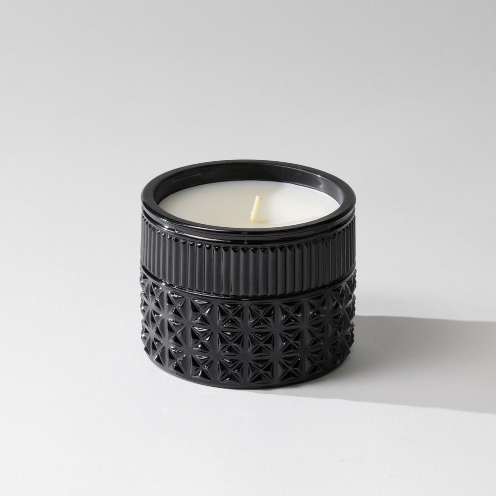 Smoked Clove & Tabac Gilded Faceted Jar Candle