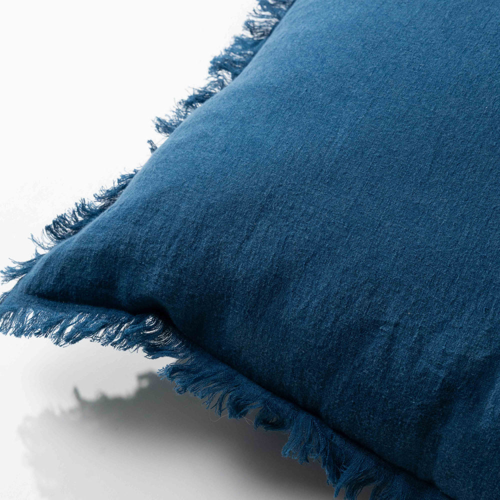 Stonewashed Linen Square Pillows