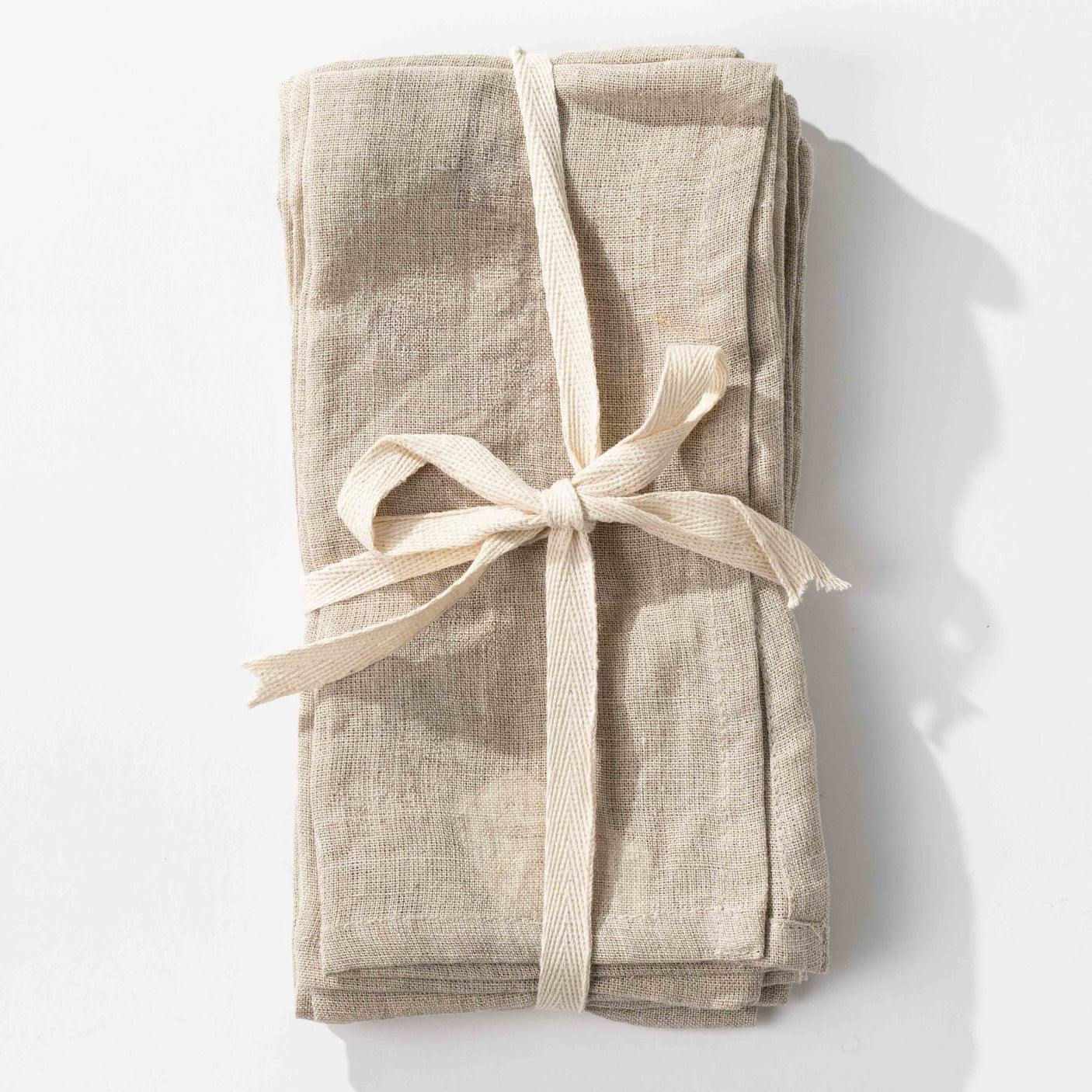 Stonewashed Linen Napkins Set